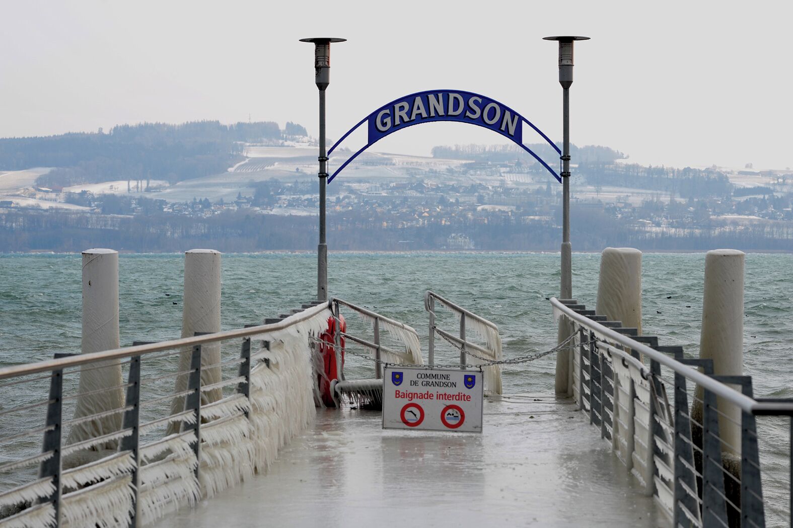 Pier of Grandson; Vaud, Switzerland.