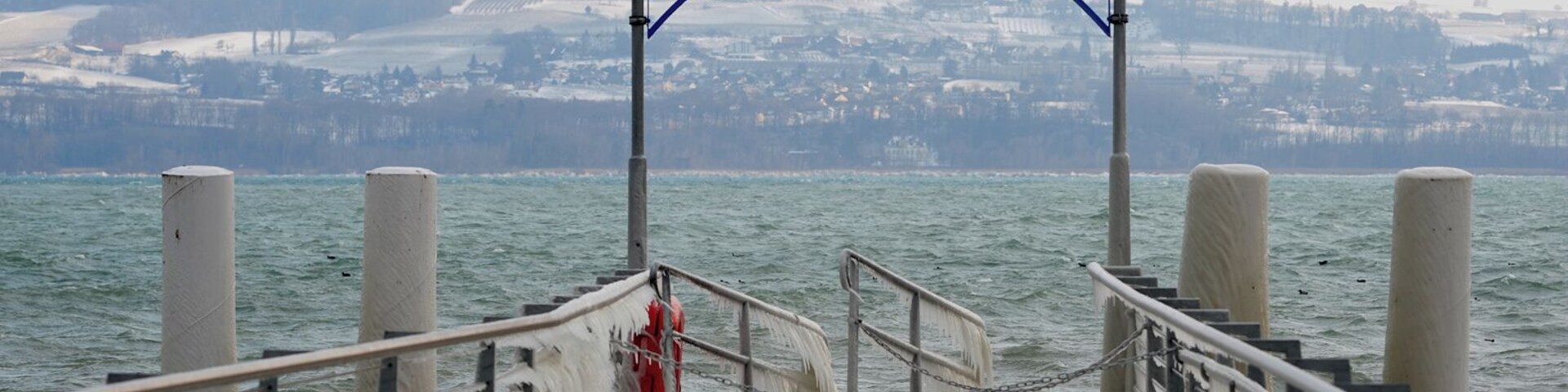 Pier of Grandson; Vaud, Switzerland.