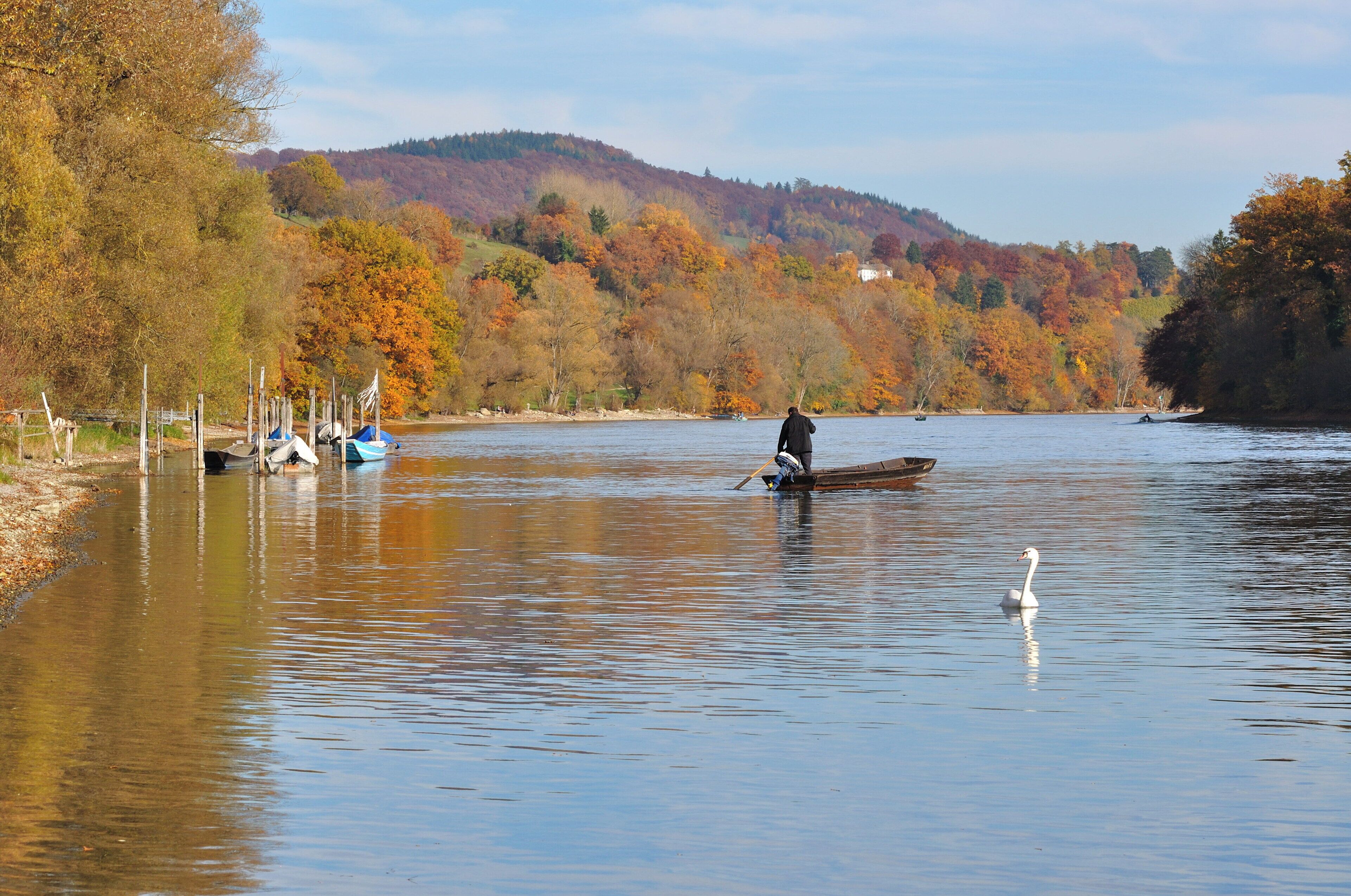 Switzerland, Canton of Schaffhausen, autumn walk in Dörflingen