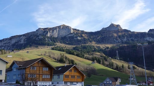 Going up the mountain , Höher Kasten with views to 4 different countries !