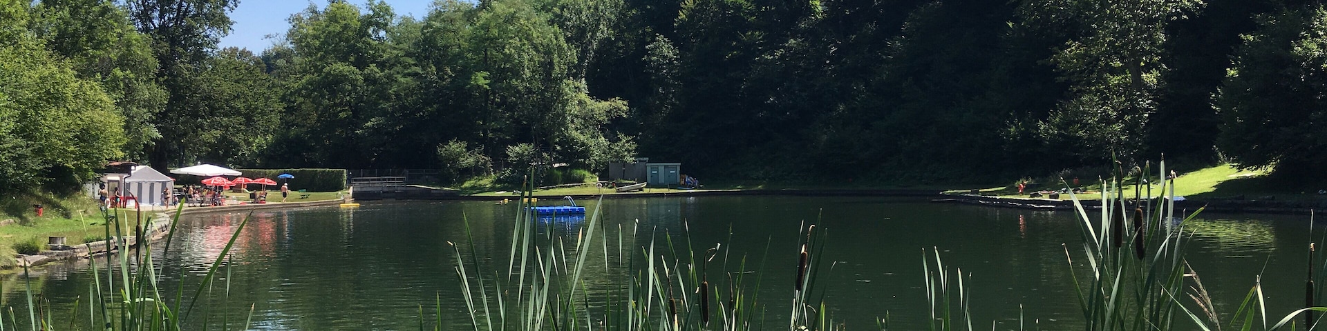 Der Laghetto in Astano TI von Nordwesten