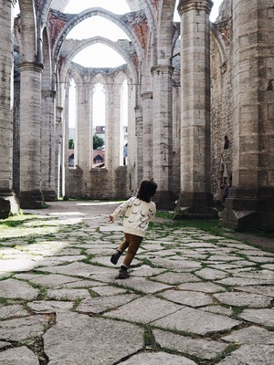 Big beautiful ruin in the middle of Visby.