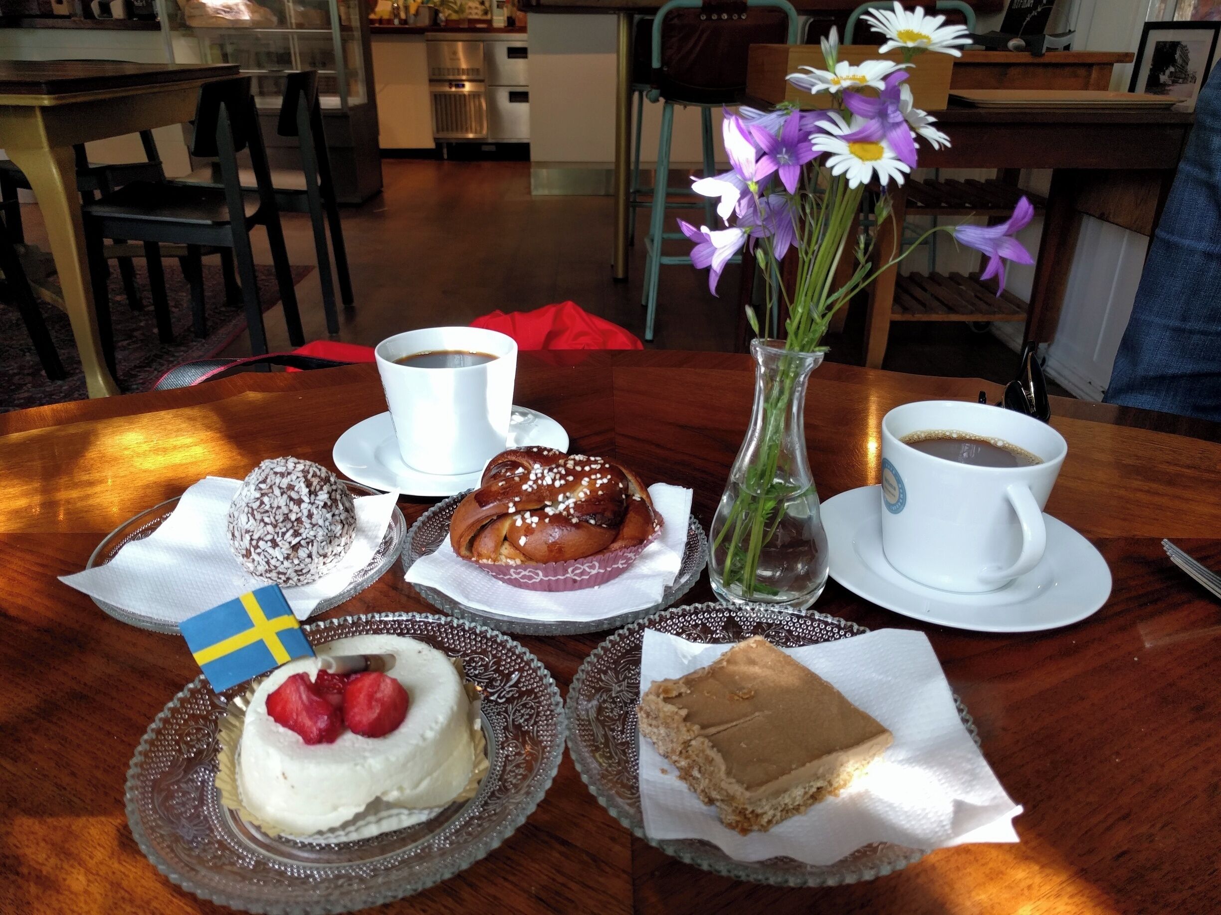 Swedish Fika in Cafe Wilma. Really good coffee :)