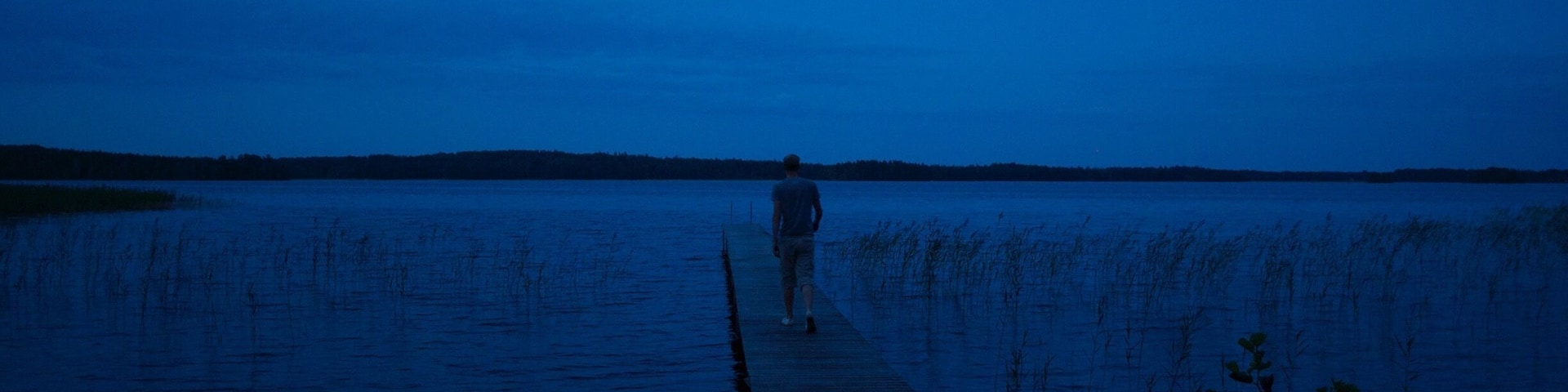 First night camping in the wild in Sweden. We stumbled upon a really nice spot just as the sun was setting, great place for some late night reflection