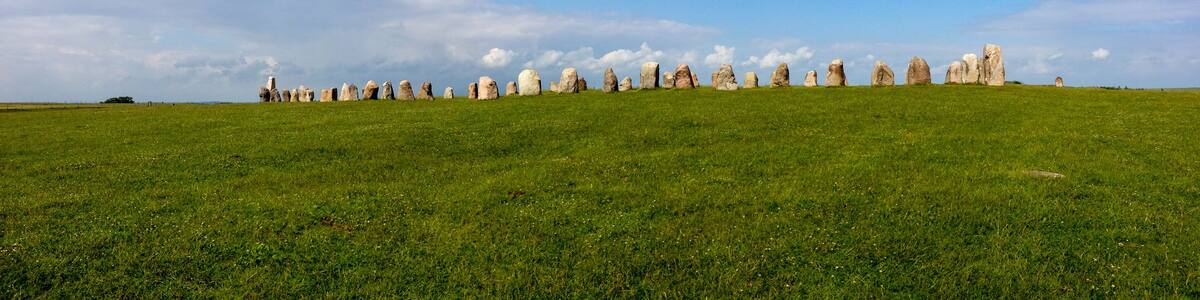 Ales stenar in Österlen Sweden