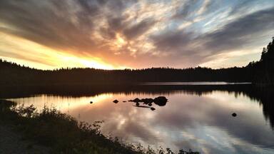 Camping with my girl at this beautiful lake near Orebro. There is loads of amazing lakes. Grab your gear and just head out. No need to find camping spots you have to pay for