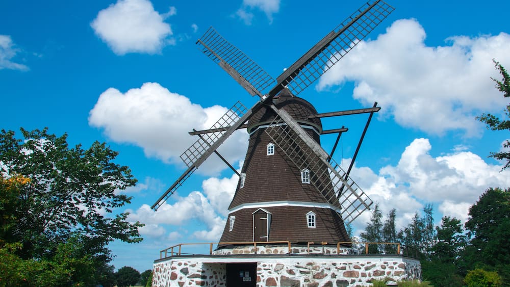 Windmill in Fleninge,Sweden