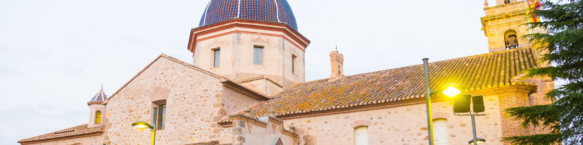 La Vall d'Uixó (Vall de Uxó), Castellon province, Valencian Community, Spain. "Església de l'Àngel" (Church of the Angel).