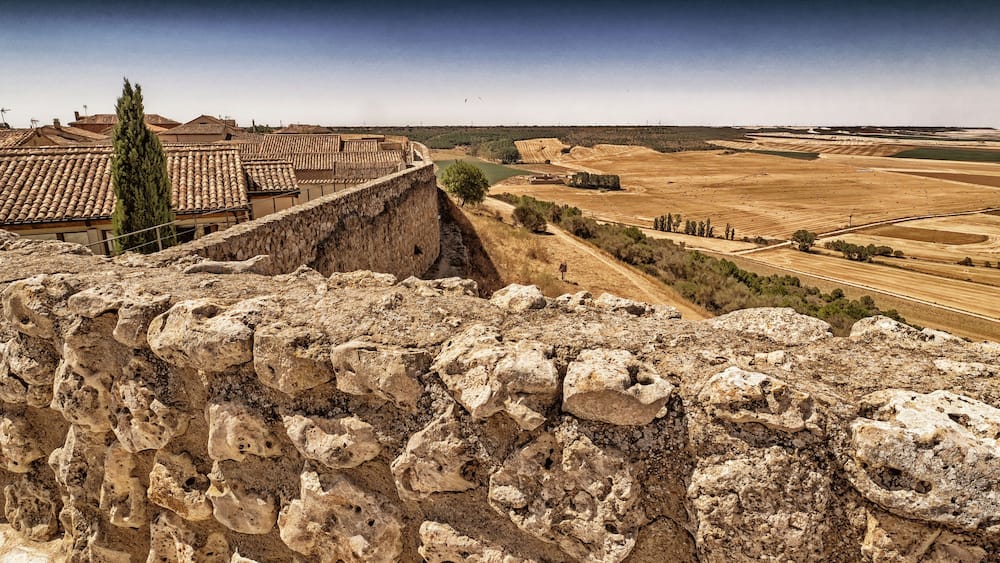 12-13th Century City Walls, Urueña Medieval Town, Historic-Artistic Grouping, Valladolid, Castile and León, Spain, Europe