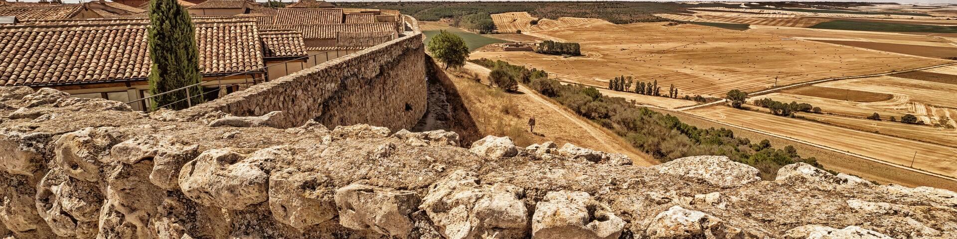 12-13th Century City Walls, Urueña Medieval Town, Historic-Artistic Grouping, Valladolid, Castile and León, Spain, Europe
