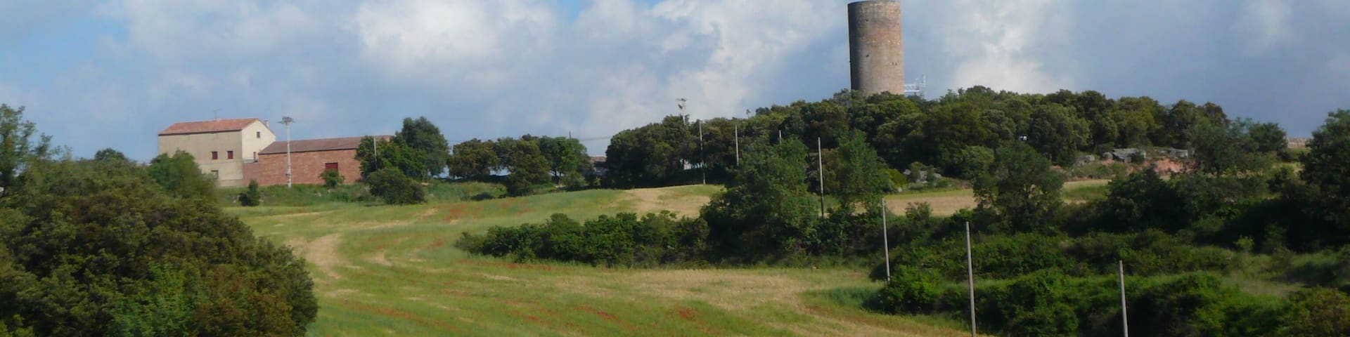 Torre del castell de la Manresana (els Prats de Rei)