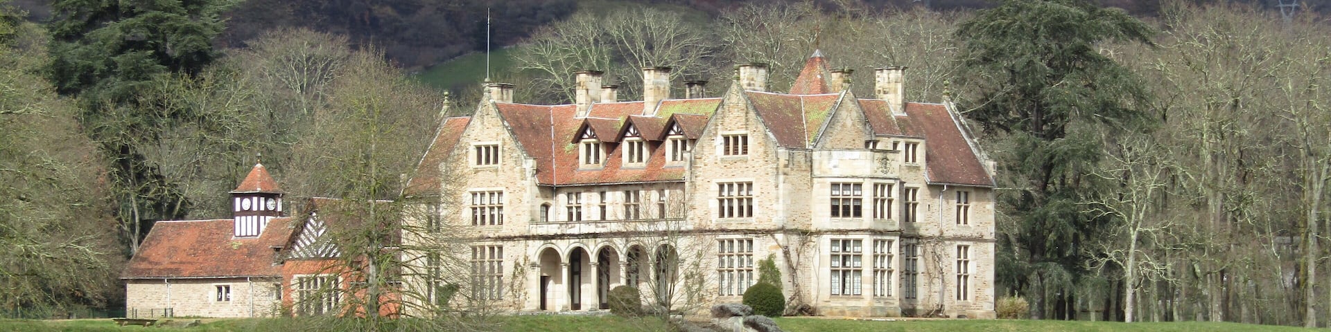 Hornillos Palace is located in the hamlet of Las Fraguas, Arenas de Iguña, Cantabria, Spain. The house was built in 1840 and was designed by the Scottish architect Ralph Selden Wornam and is an eclectic style of English neoclassical style and is one of the few examples of Victorian Architecture located in Spain. The house was used for exterior shots in the 2001 film "The Others" starring Nicole Kidman.