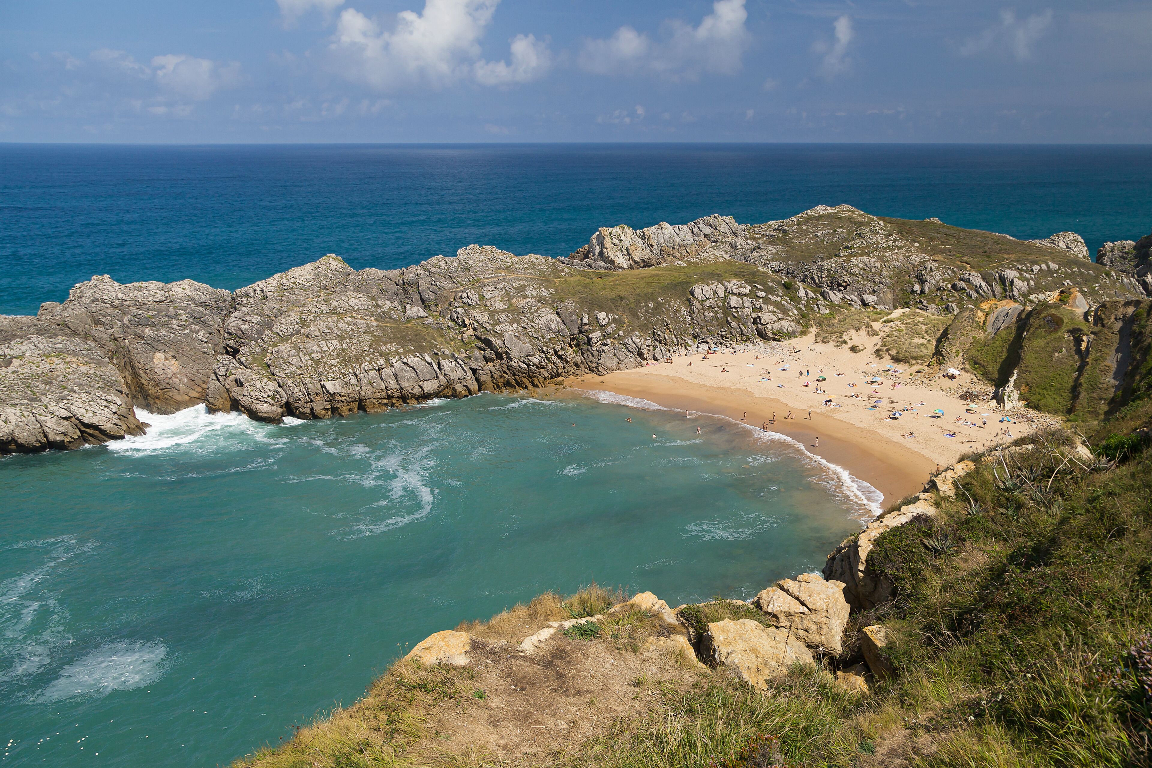 Playa de Somocuevas in Cantabria