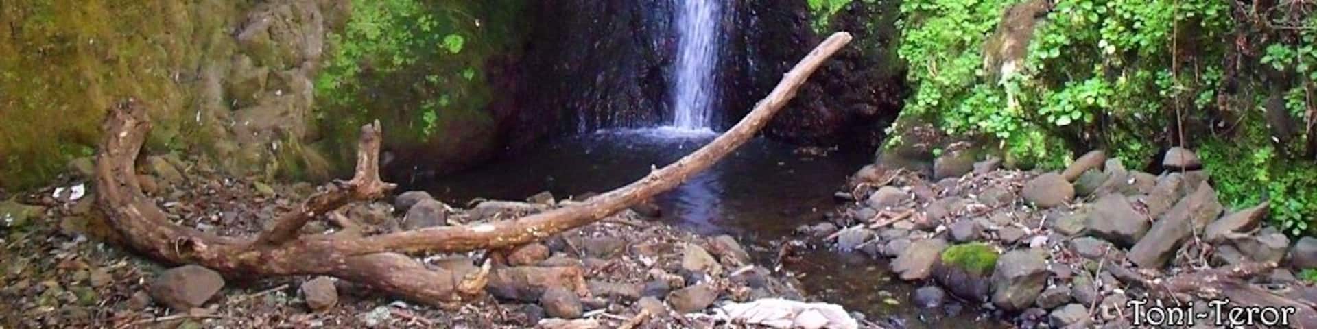 Vista de una cascada