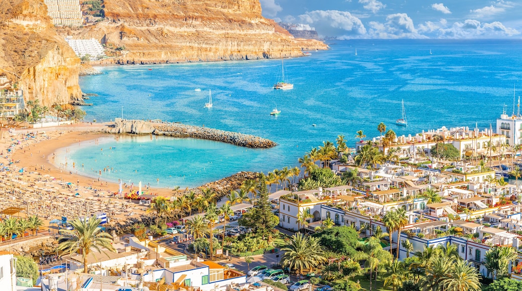Landscape with Puerto de Mogan, Gran Canaria island, Spain