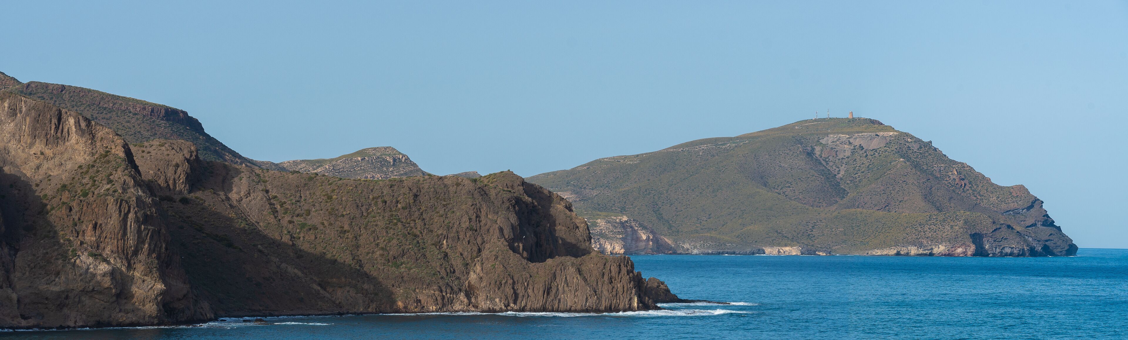Landscape of "La Isleta del Moro" (Almería, Spain)