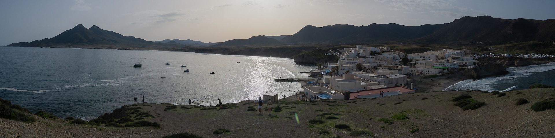 Landscape of "La Isleta del Moro" (Almería, Spain)