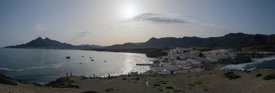 Landscape of "La Isleta del Moro" (Almería, Spain)