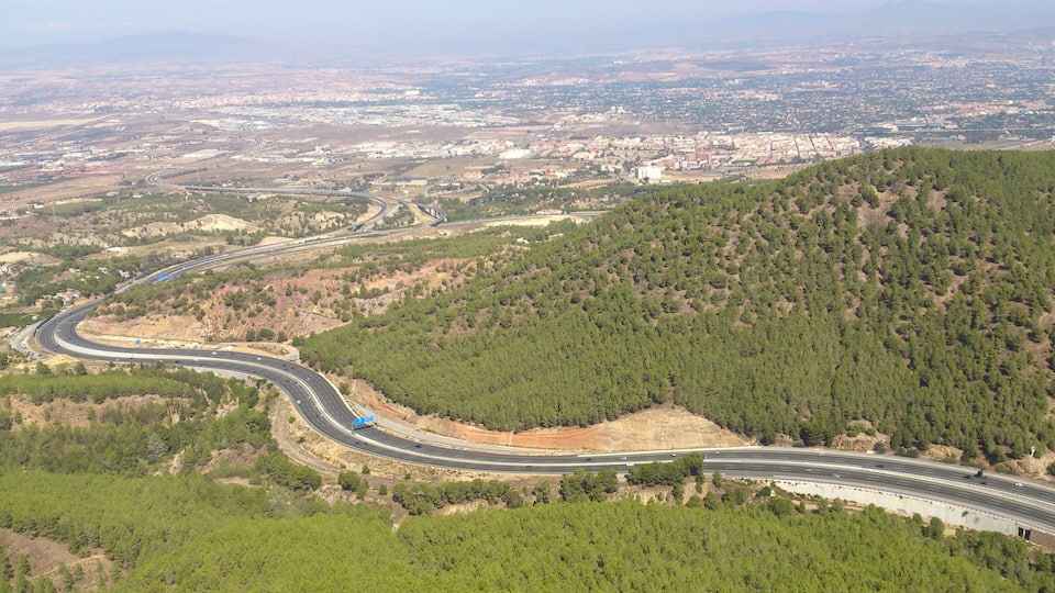 A-30 y MU-31 desde el Castillo de La Asomada