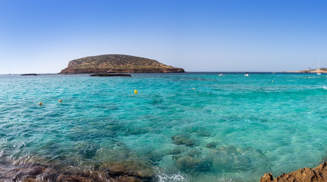 Ibiza Cala Comte conta beach Balearics