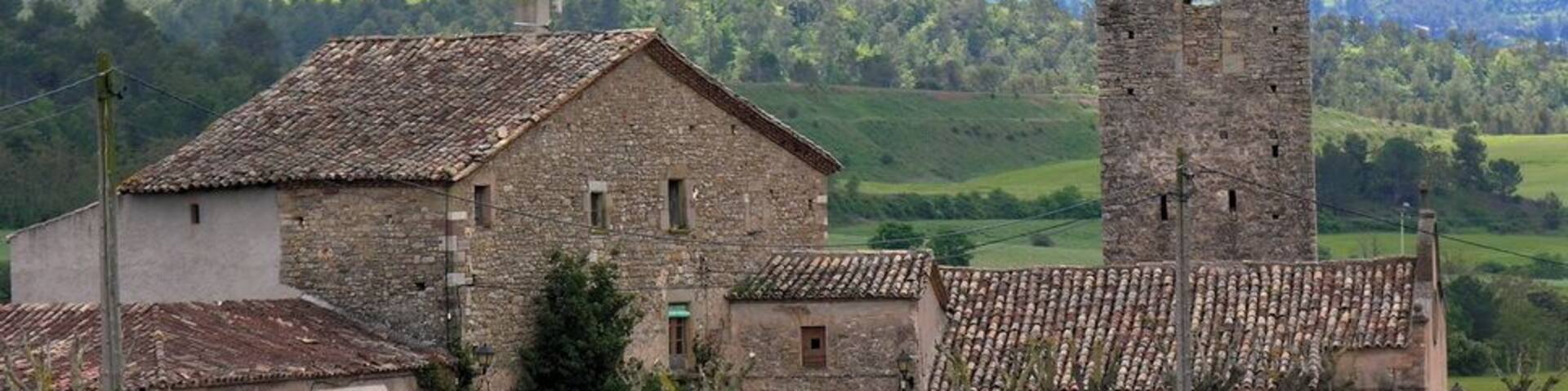 Santa Maria d'Horta. Avinyó. Vista general del Conjunt.