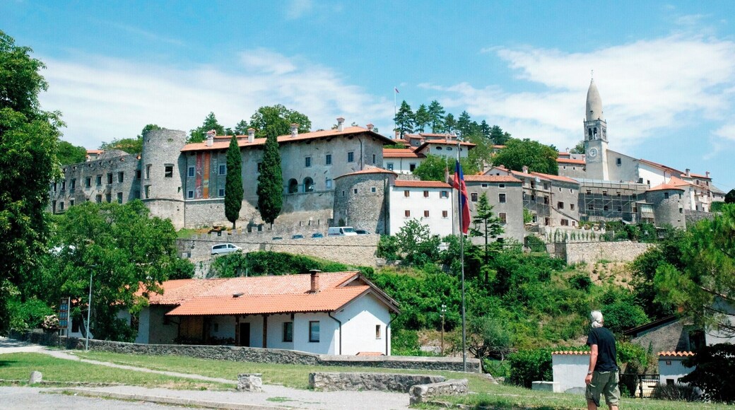 Small medieval town - with a castle garden and nice views