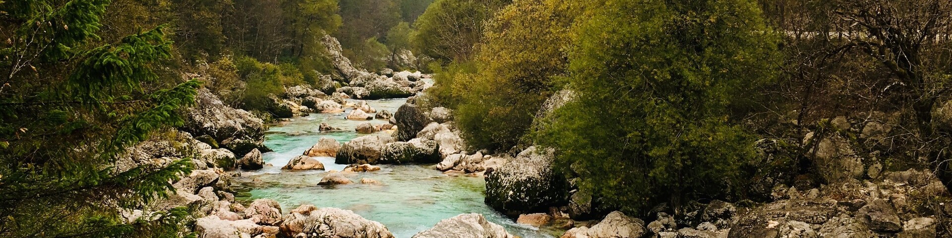 Soča / River trail ...