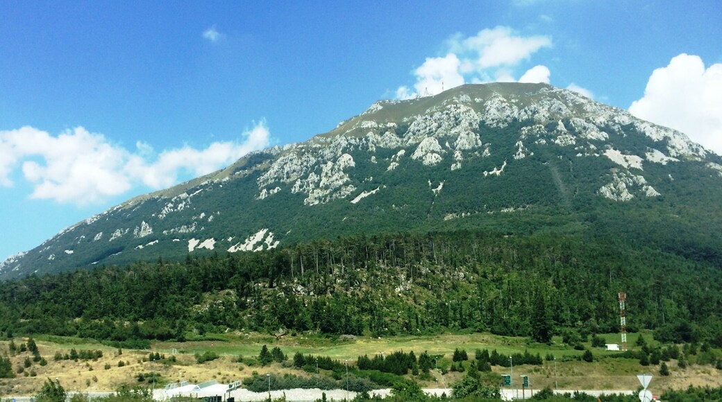 Image of the mountain of Nanos, just west of Postojna city, Slovenia.