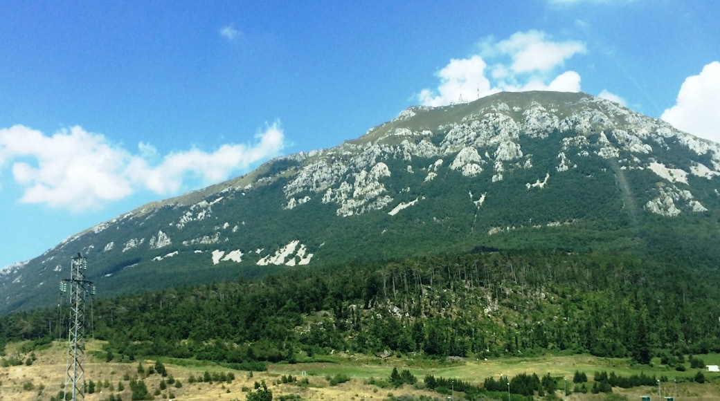 Image of the mountain of Nanos, just west of Postojna city, Slovenia.