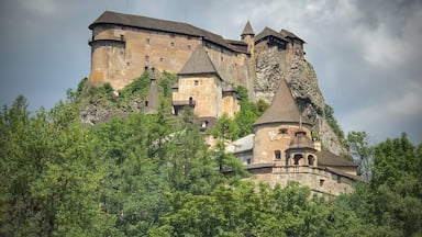 Orava Castle- such an amazing castle perched above the river