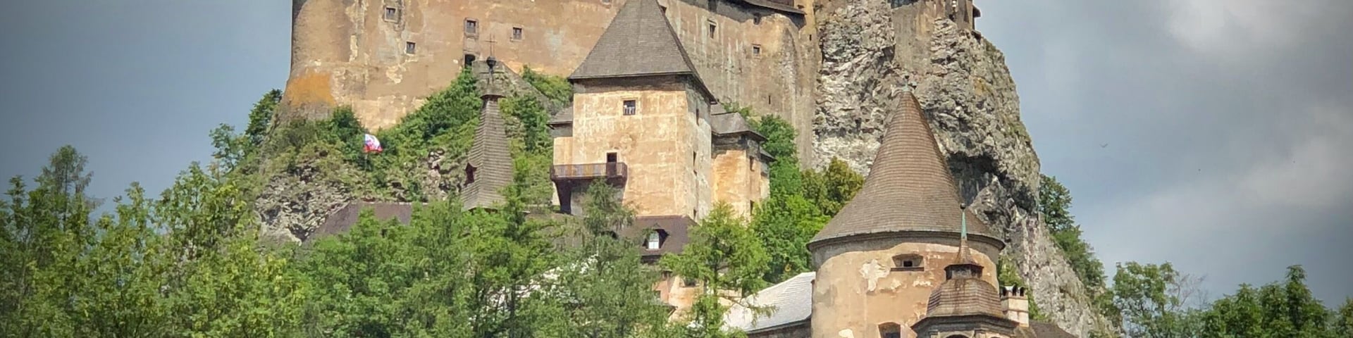 Orava Castle- such an amazing castle perched above the river