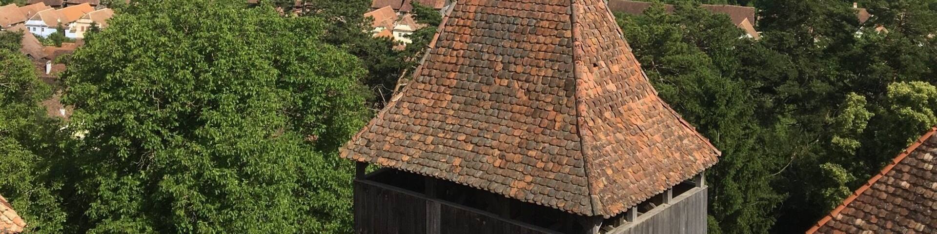 The fortified church in Viscri, Transylvania, Romania was built in the 1300’s and is a UNESCO World Heritage Site
