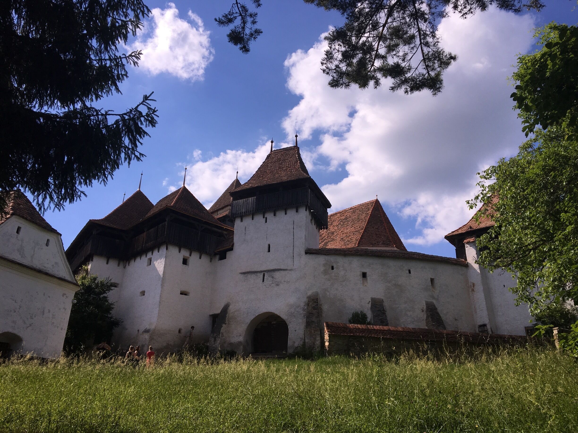 The fortified church in Viscri, Transylvania, Romania was built in the 1300’s and is a UNESCO World Heritage Site. 