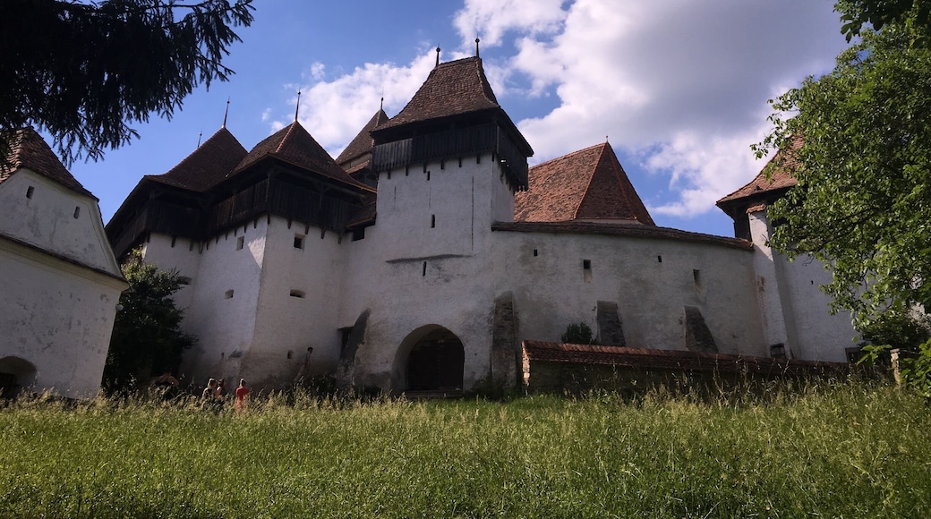 The fortified church in Viscri, Transylvania, Romania was built in the 1300’s and is a UNESCO World Heritage Site.