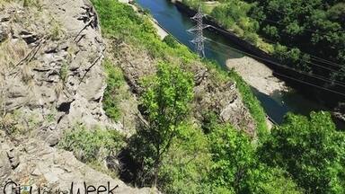 Somesul Cald Valley, Romania on a sunny summer day.