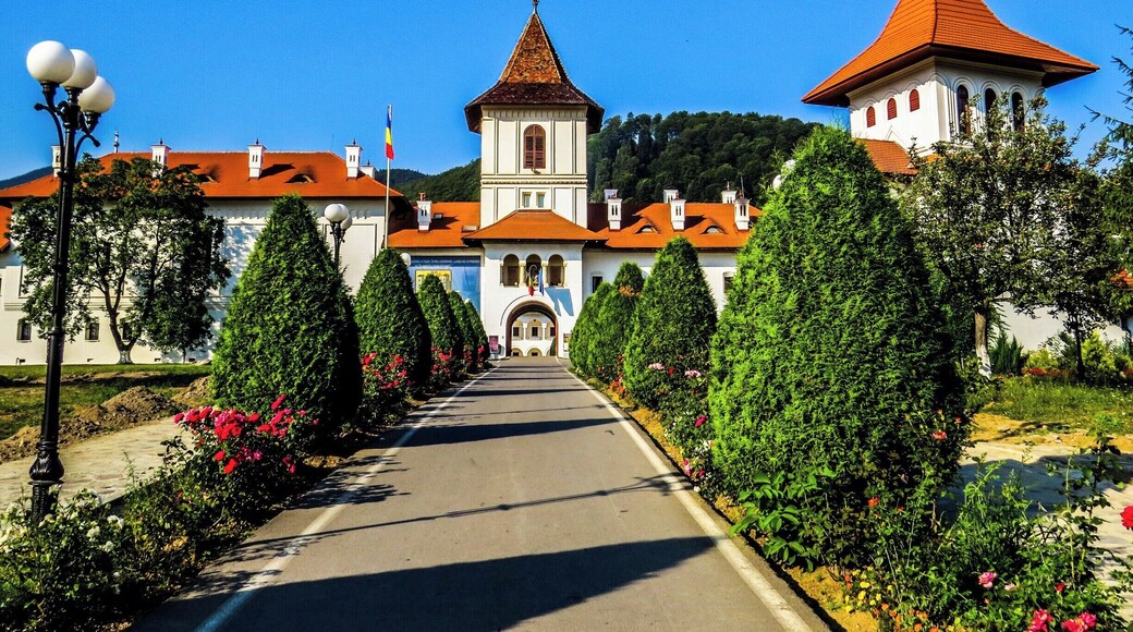 Sambata de Sus Monastery, a Romanian Orthodox Monastery in Sambata de Sus, Transylvania region, Romania. Dedicated to the Dormition of the Mother of God, it is also known as the Brâncoveanu Monastery.