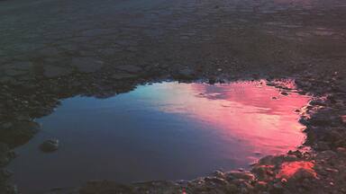 Don't just drive on your trips! Take time and stop cause every moment is unique! Like my pink sky afternoon #roadtrip in #sibiu