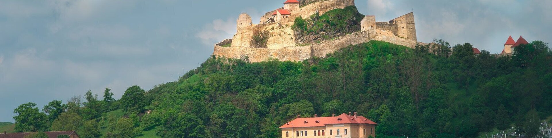 Rupea citadel from the Road.
http://www.alwayswanderlust.com/sibiu-romania-the-heart-of-transylvania/