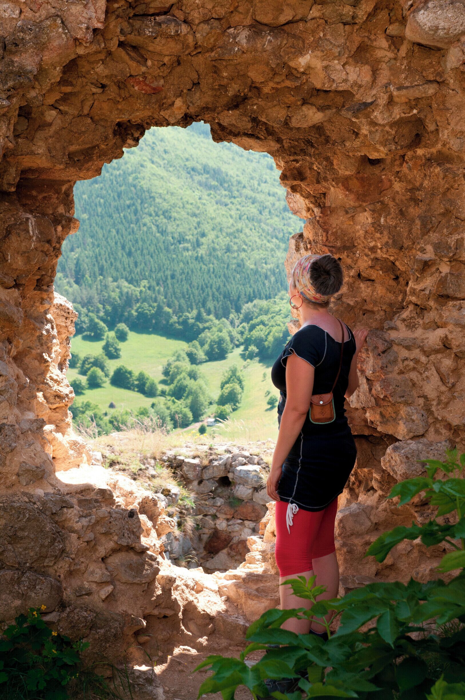 'My senses were bewildered from the first moment I set eyes on the fortress. It is indeed a magnificent sight (I couldn't get enough of); still, I was dying to get to its top, so I pushed my limits and climbed the steep ridge in no time. The lush surroundings flooded my soul and caressing the enduring walls actually transported me seven centuries back. And I bet that even then, the churn inside and outside of the fortress walls was tamed by the outstanding peacefulness of the nature.'