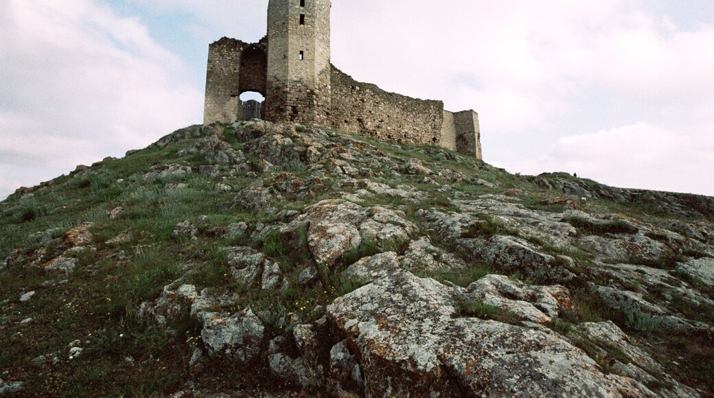 The fortress, located 2 km far from Enisala locality, on a calcareous hill which rises above Razim and Babadag lakes area, was built in the second half of the 14th century, for military purpose, probably by the Genoese merchants,#Adventure