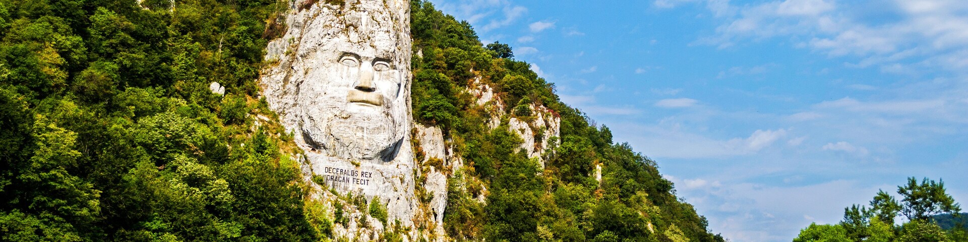 The face of the Dacian king Decebal