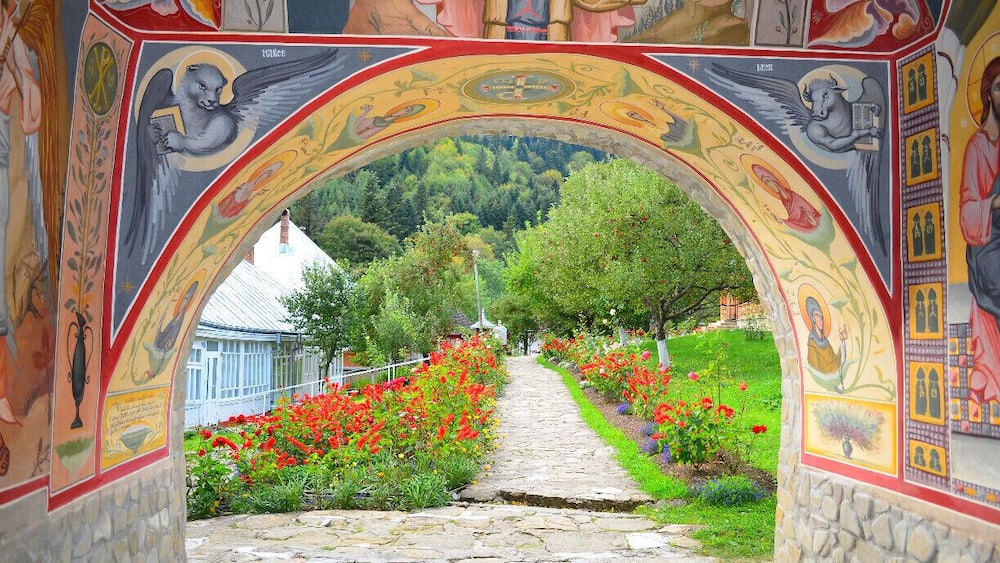 A long way up through the forest to discover the beautifully preserved wooden church of Old Agapia #colorful