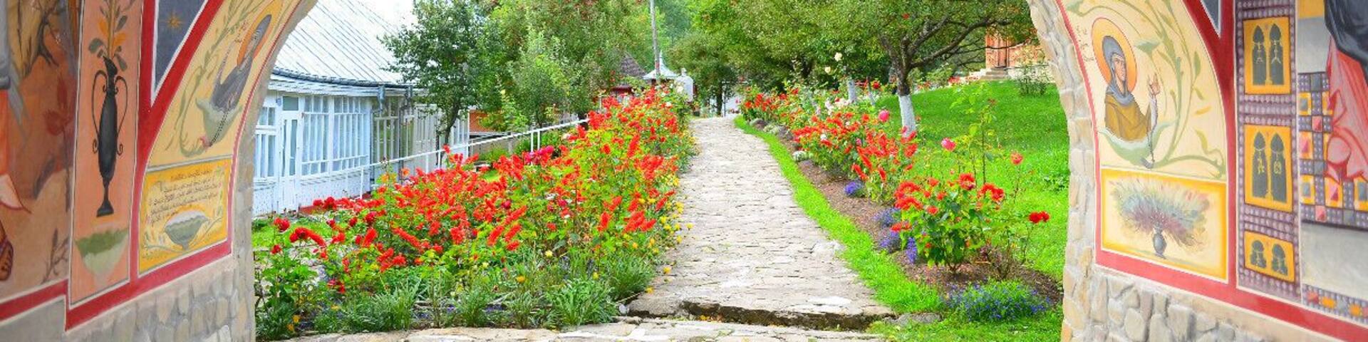 A long way up through the forest to discover the beautifully preserved wooden church of Old Agapia #colorful