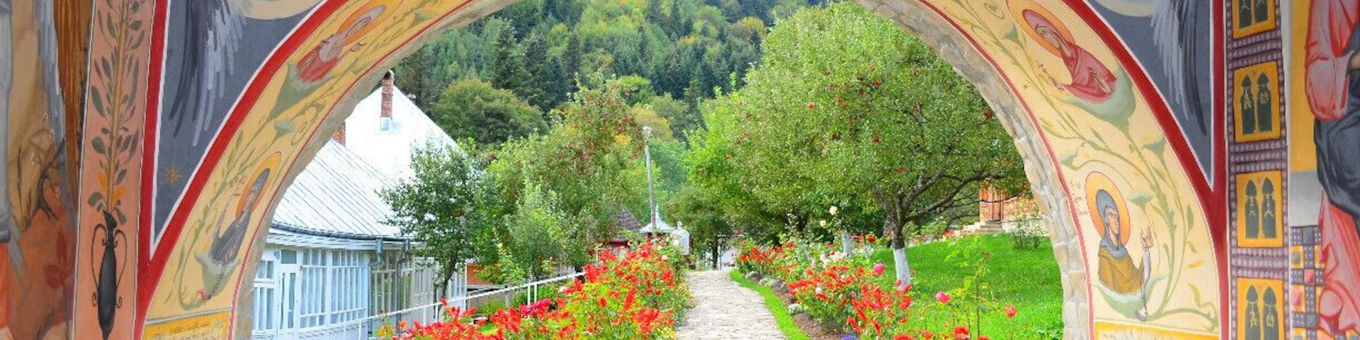 A long way up through the forest to discover the beautifully preserved wooden church of Old Agapia #colorful