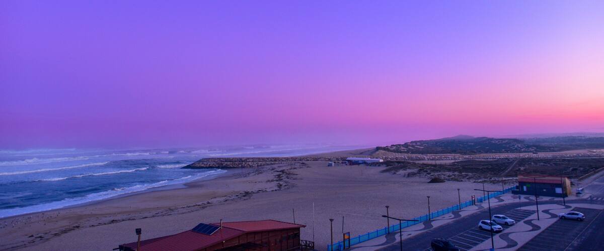 Sonnenuntergang in Vieira de Leiria, Portugal