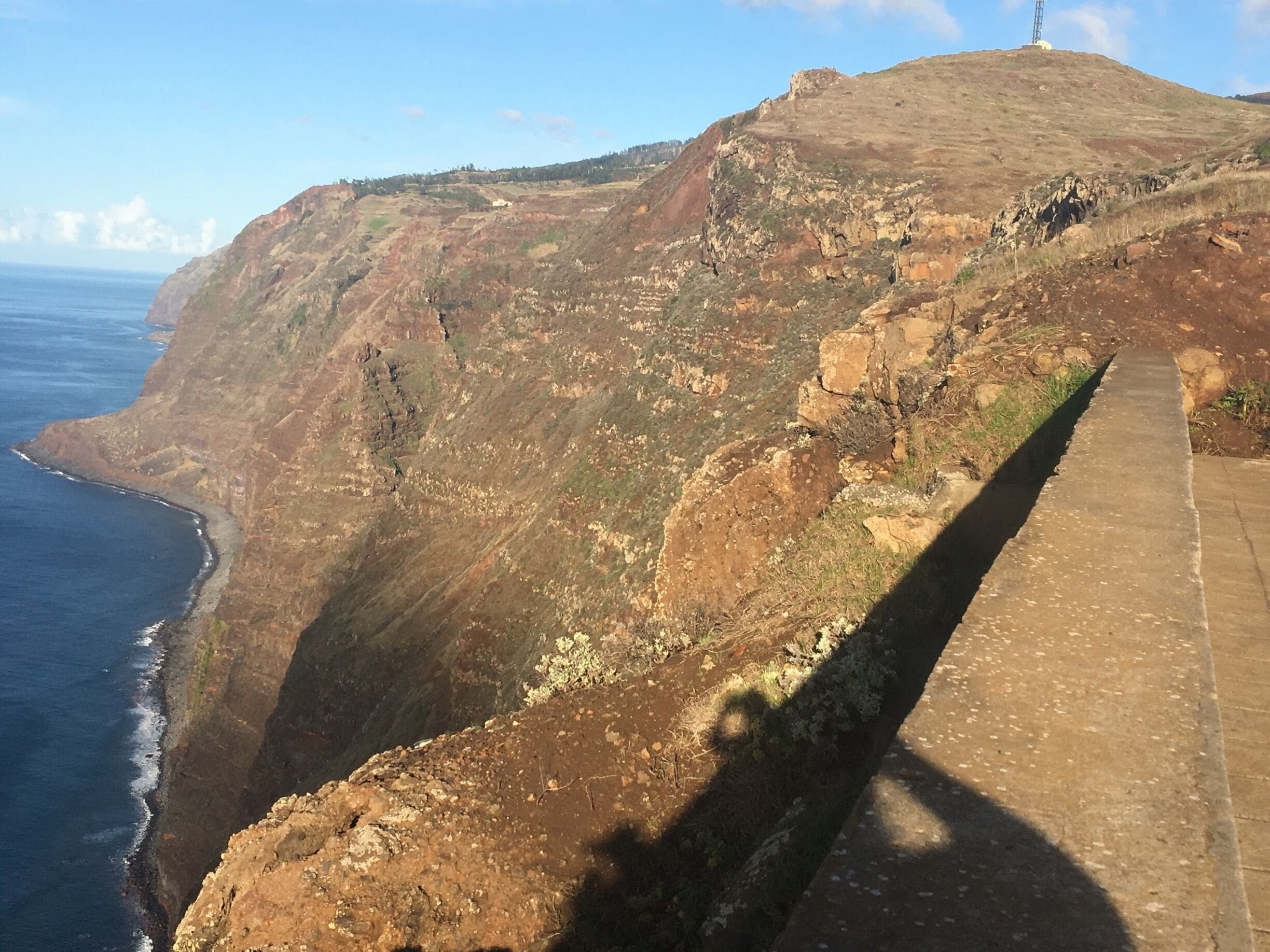 Stunning coastline in Madeira at most western point