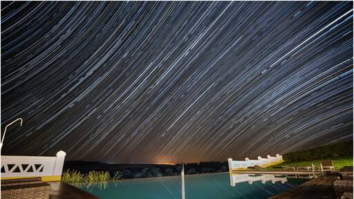 Star Trail in Herdade do Sobroso