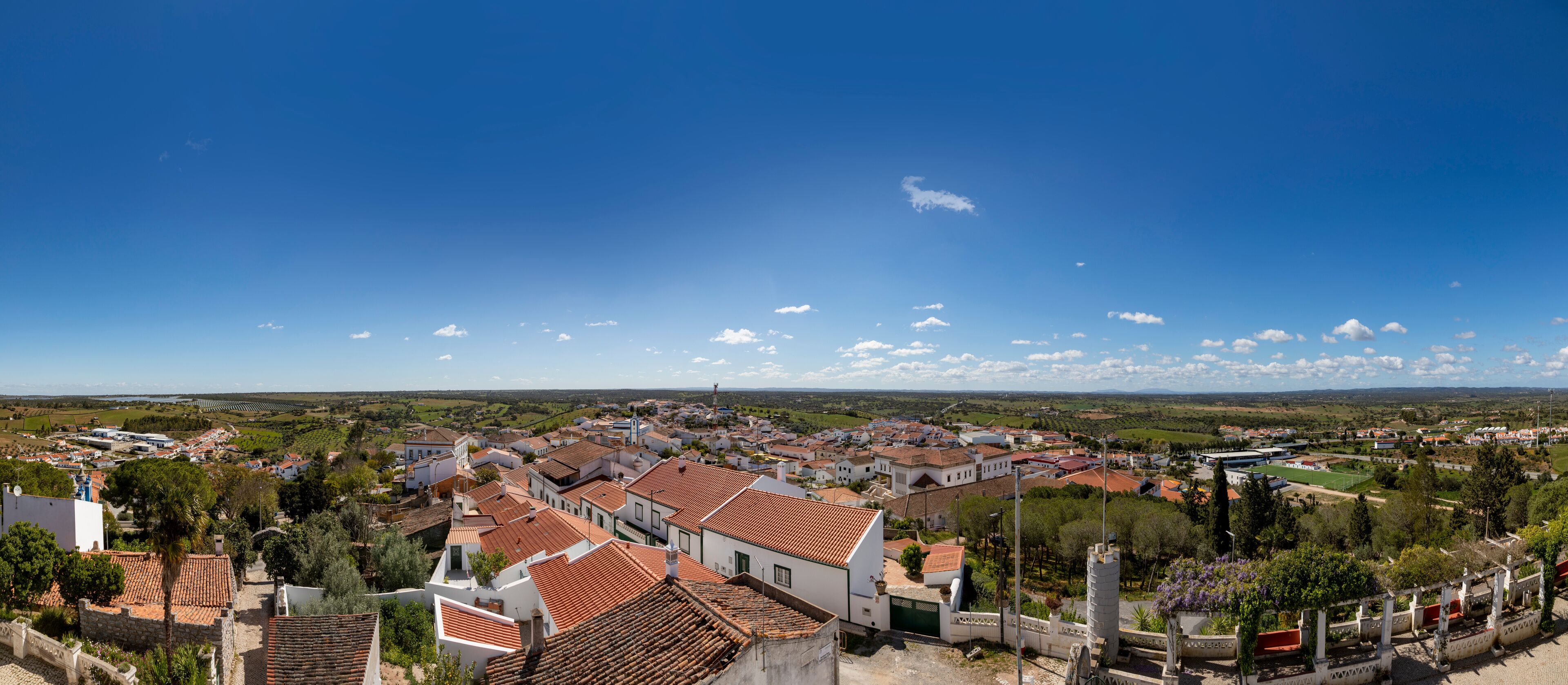 landscape near Ourique at the coast aerea of Algarve in Portugal