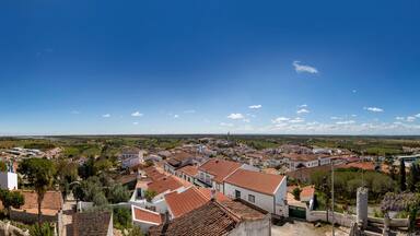 landscape near Ourique at the coast aerea of Algarve in Portugal