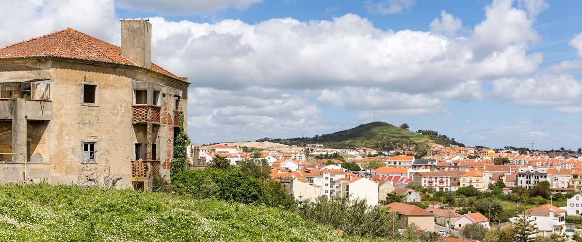 a view over Malveira town (county of Mafra), Lisbon district, Portugal